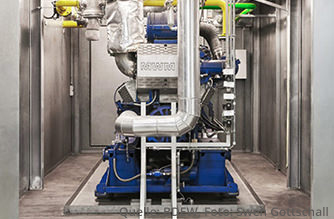 (Mini-) Blockheizkraftwerke mit Erdgas eine energie-effiziente Art der Heizung (Quelle: BDEW, Foto: Swen Gottschall)